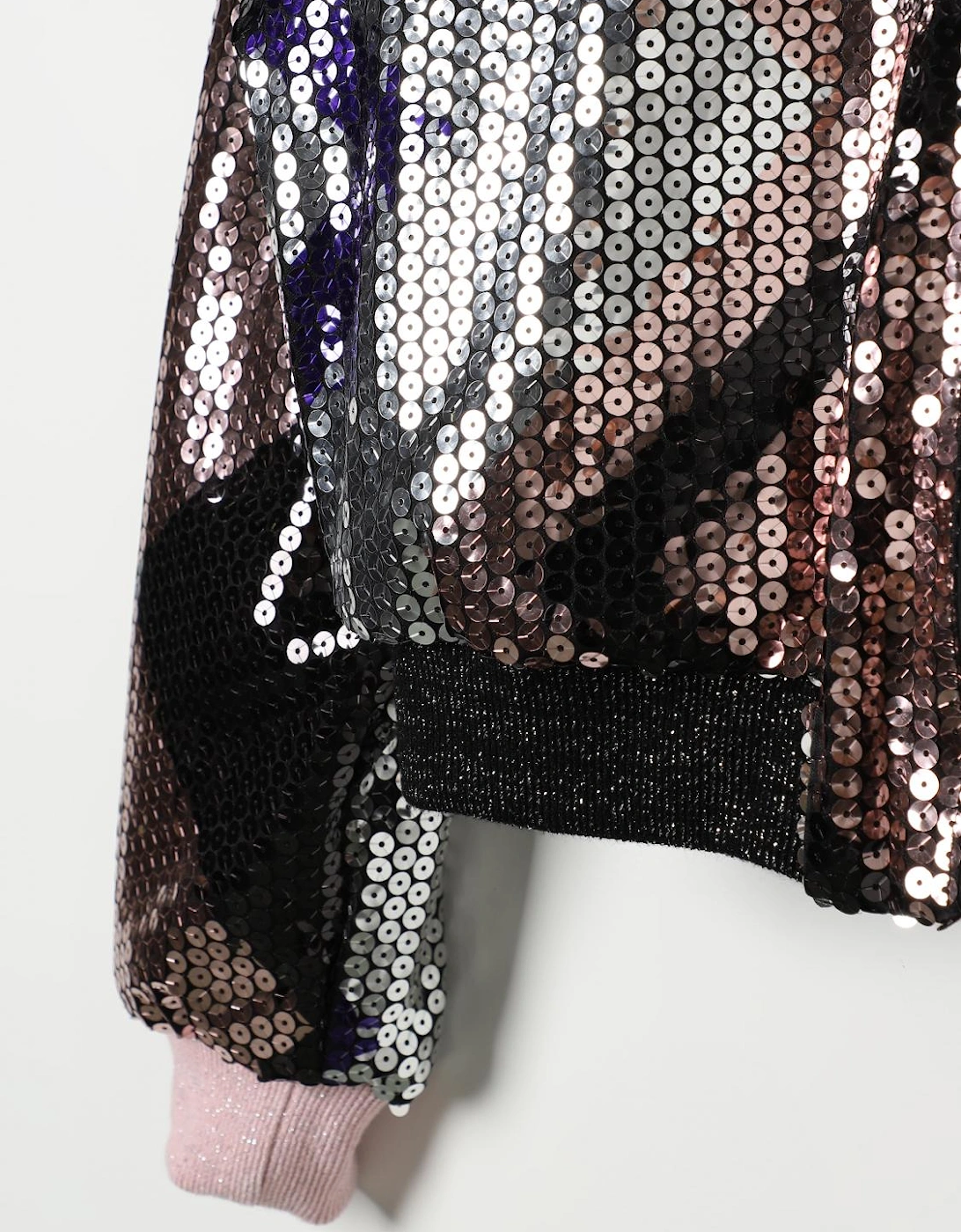 Sequin Bomber Jacket