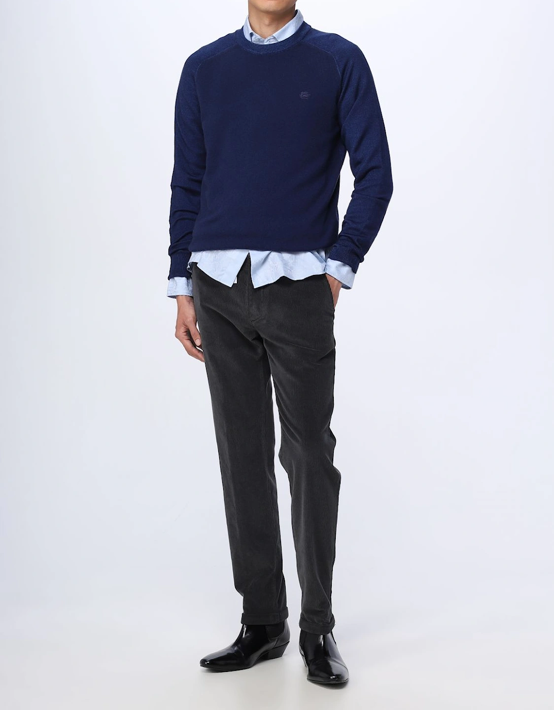 Merino Wool Crew Neck Sweater