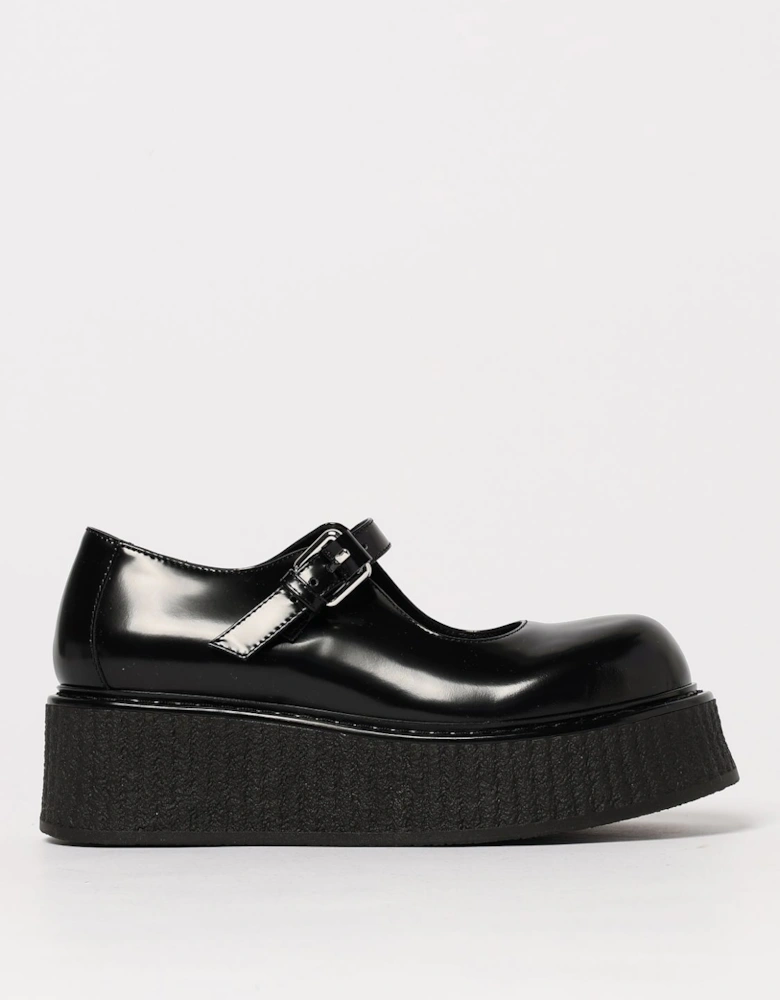 Platform Mary Jane Buckle Shoes