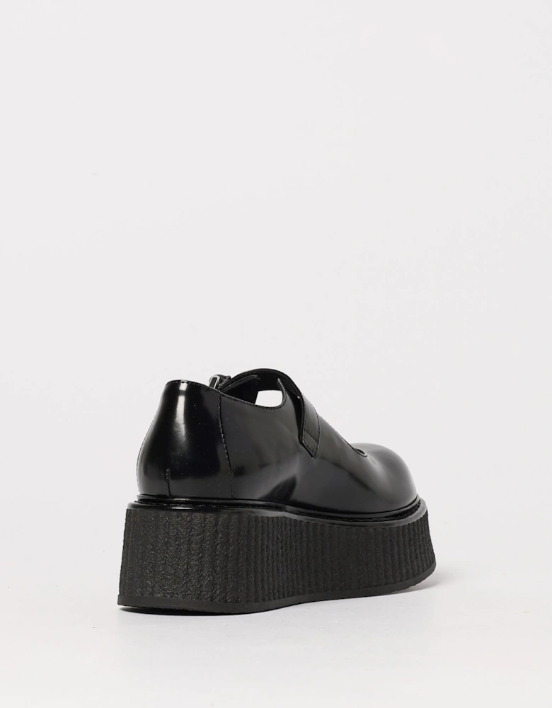 Platform Mary Jane Buckle Shoes