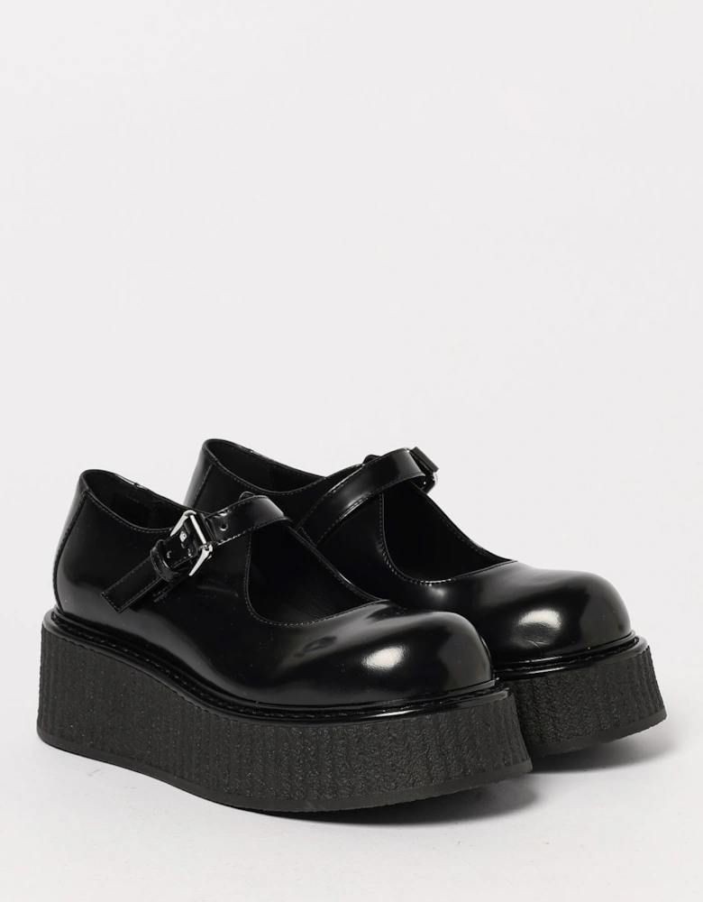 Platform Mary Jane Buckle Shoes