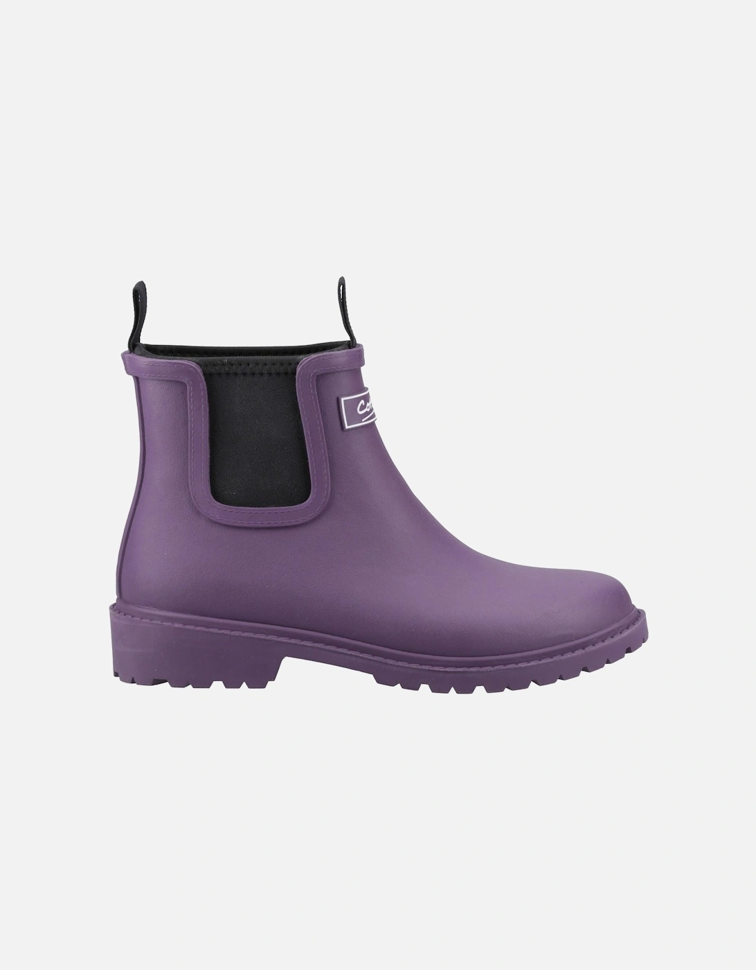Barton Synthetic Women's Purple Wellington Boots