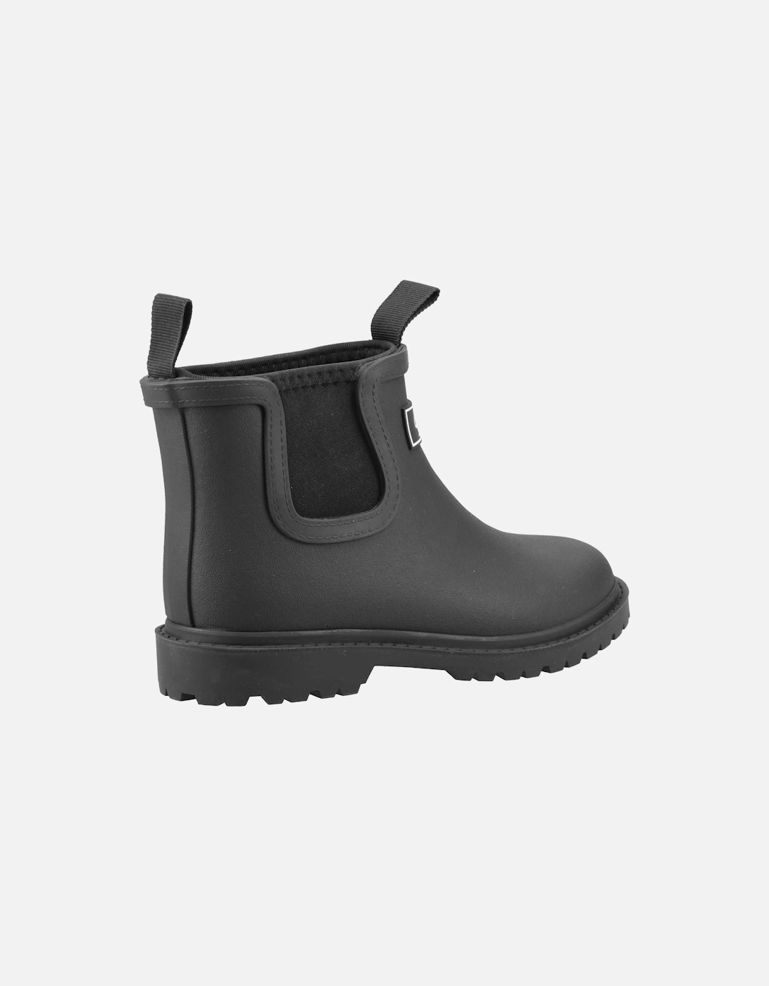 Barton Synthetic Black Wellington Boots
