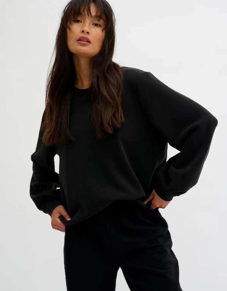 23 THE SWEAT BLOUSE - BLACK