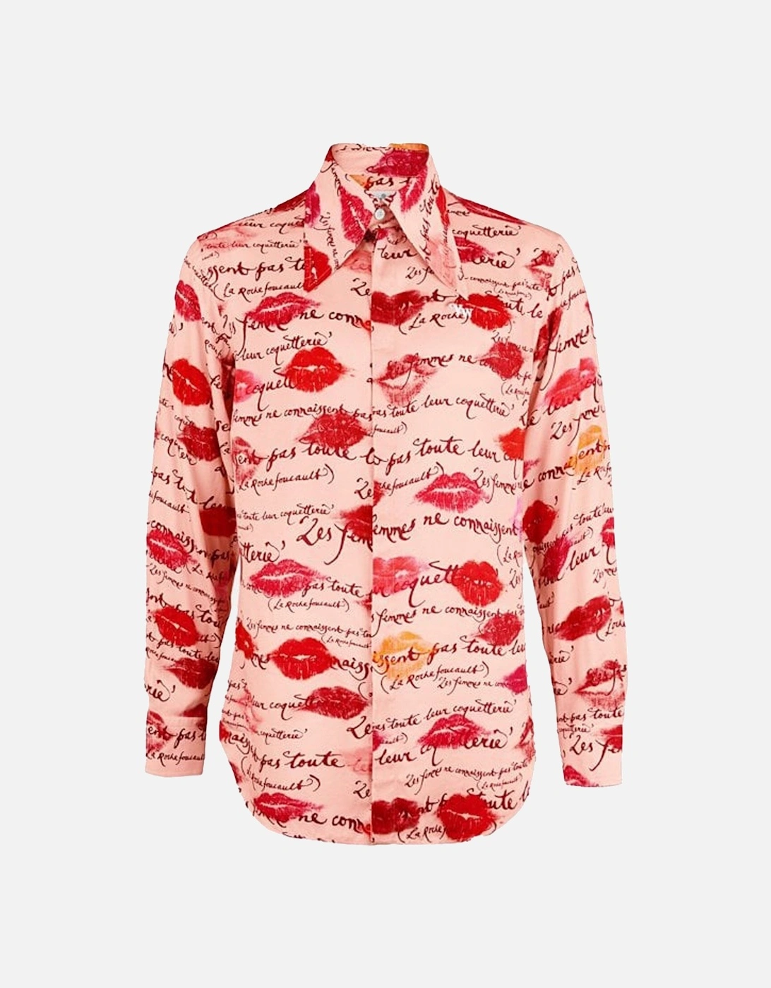 Kisses Tuxedo Shirt Pink, 5 of 4