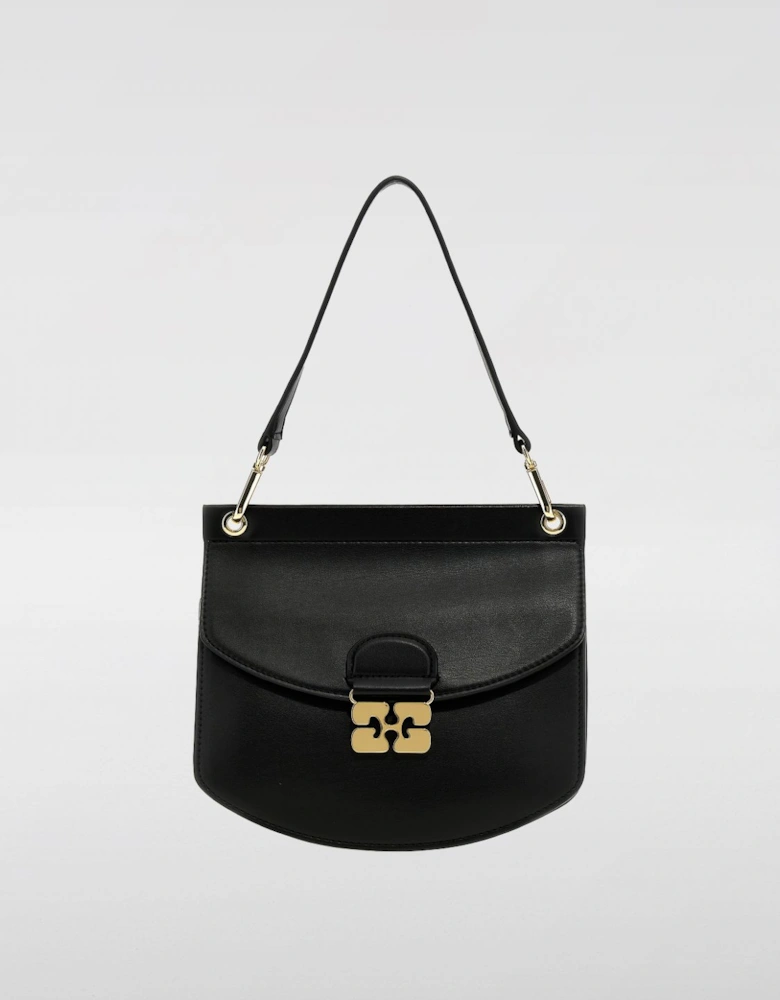 Shoulder Bag with Unique Closure
