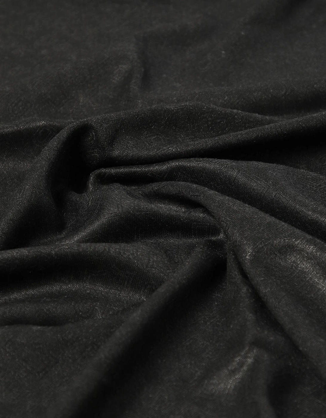 Luxurious Square Scarf Fringe Detail
