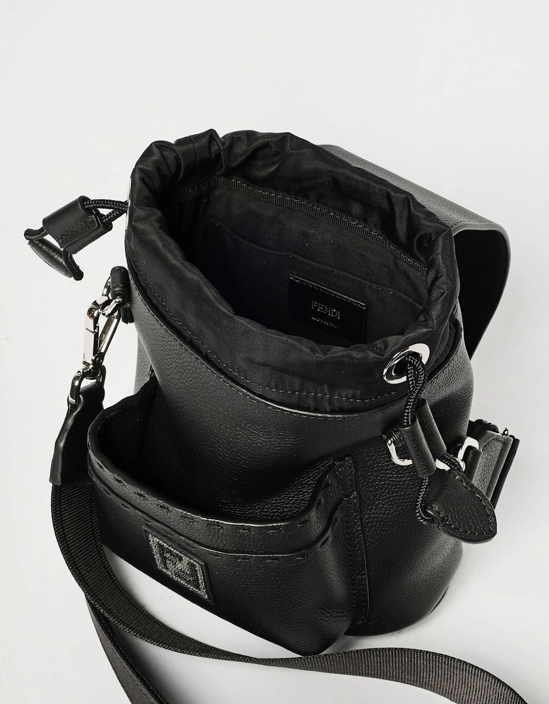 Mini Backpack Leather Zip