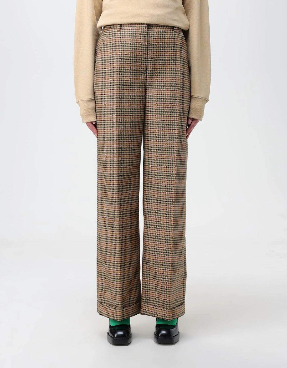Wide Leg Plaid Pants, 6 of 5