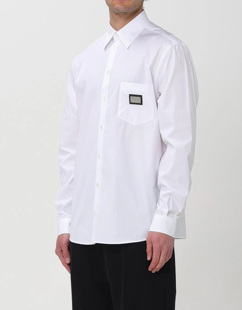 Classic Poplin Shirt Logo Patch