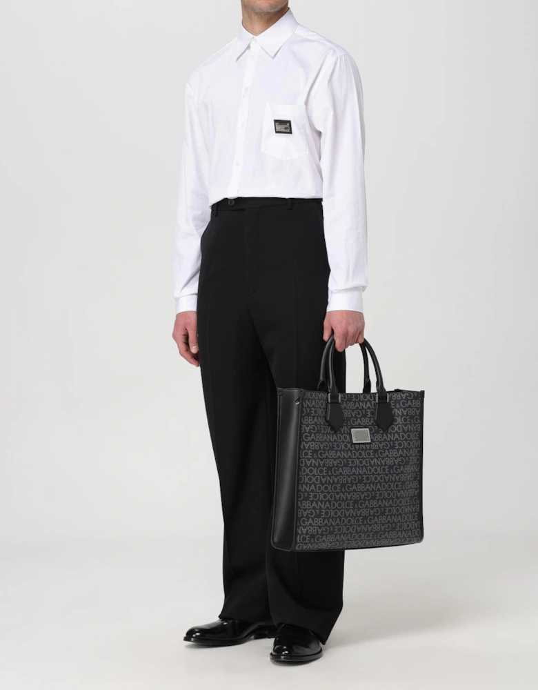 Classic Poplin Shirt Logo Patch