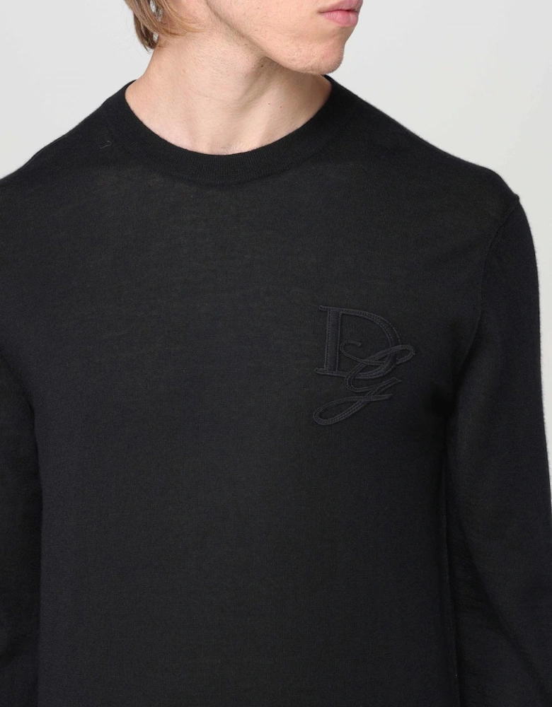Merino Wool Knit Crew Neck Sweater