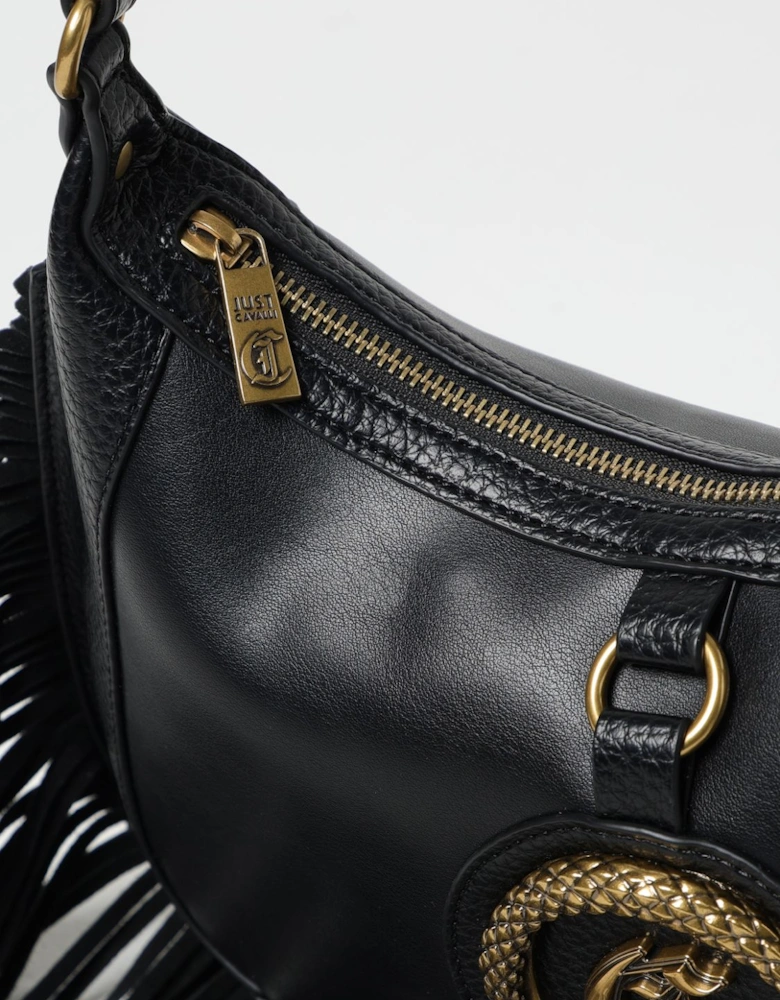 Fringe Leather Shoulder Bag