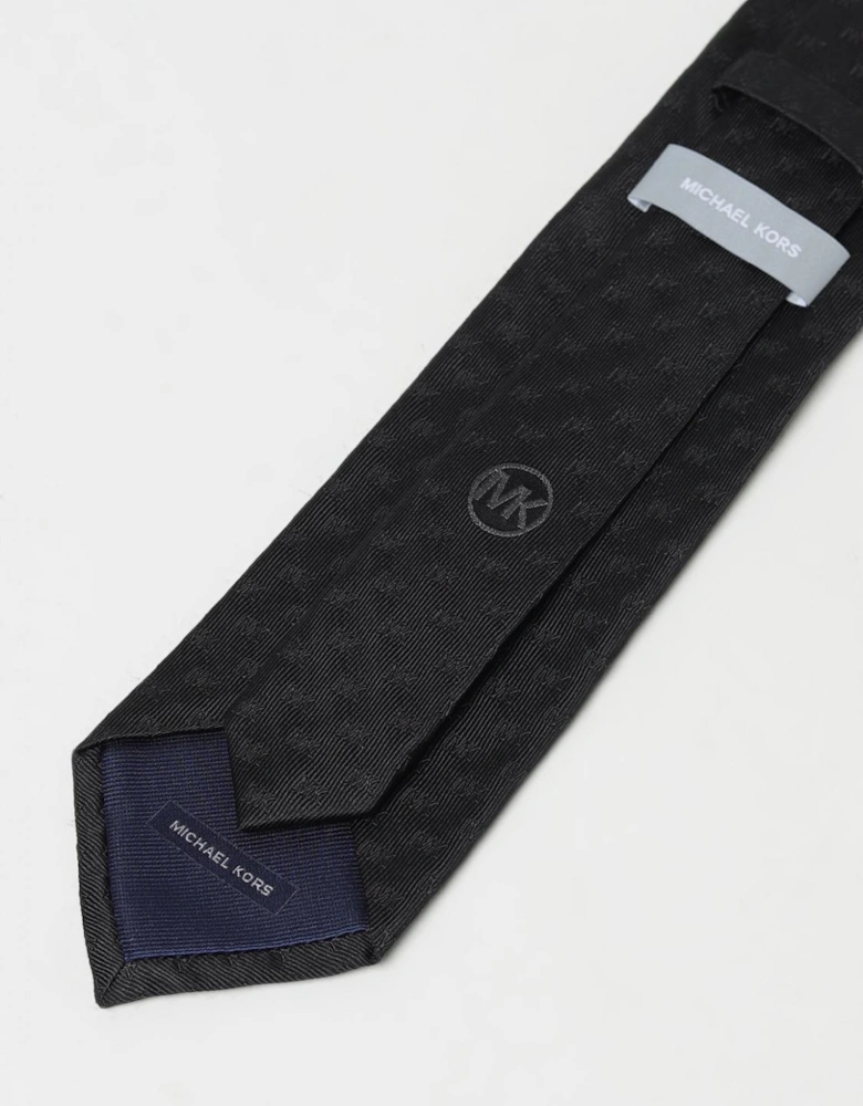 Silk Tie MK Logo Pattern