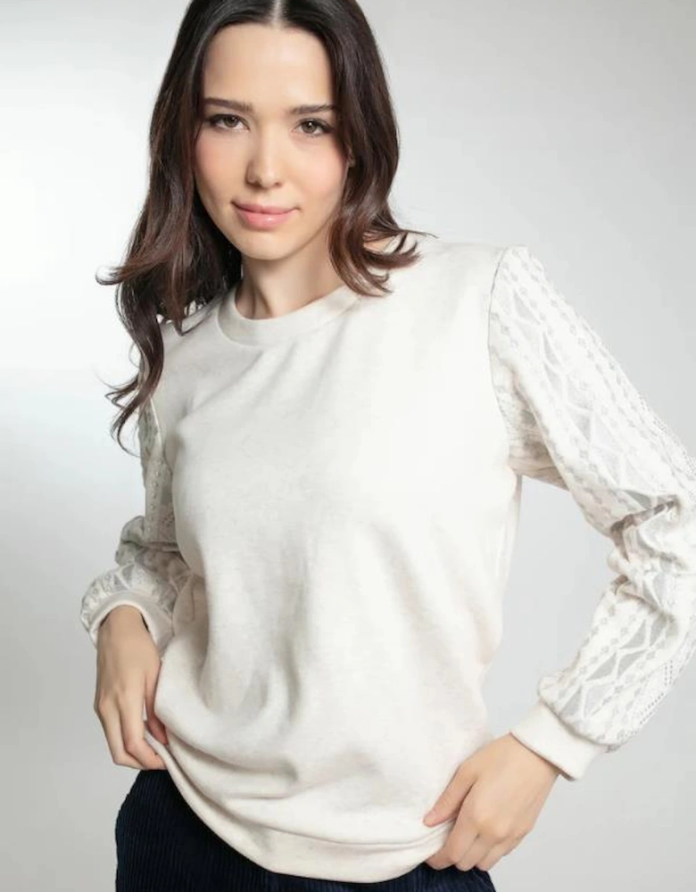 ANNABELLE SWEATER IN CREAM