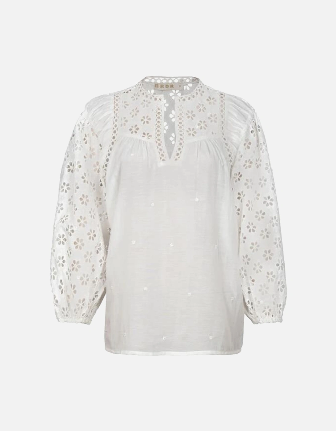 Breza Blouse - White, 2 of 1