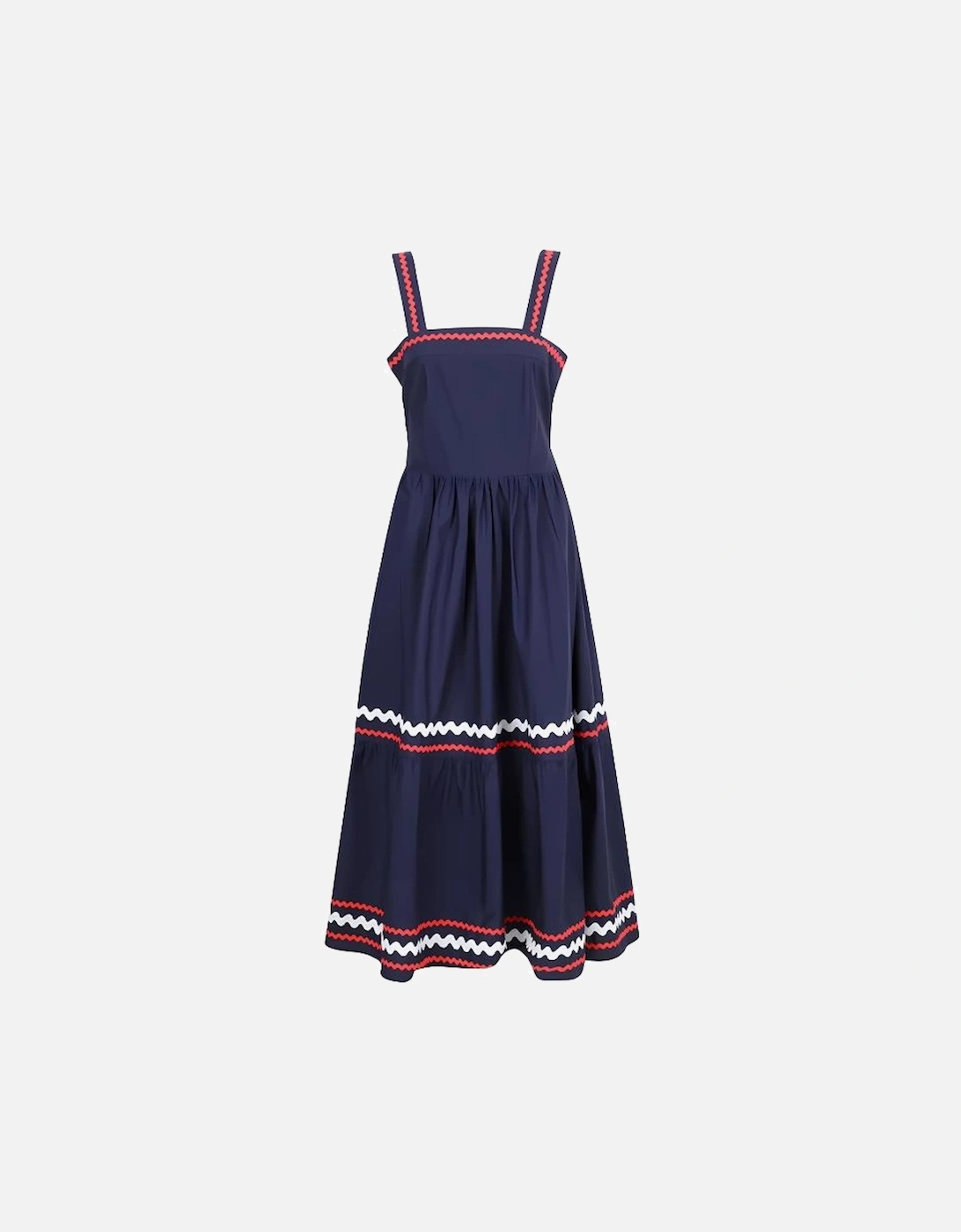 Apron Navy Maxi Dress, 3 of 2