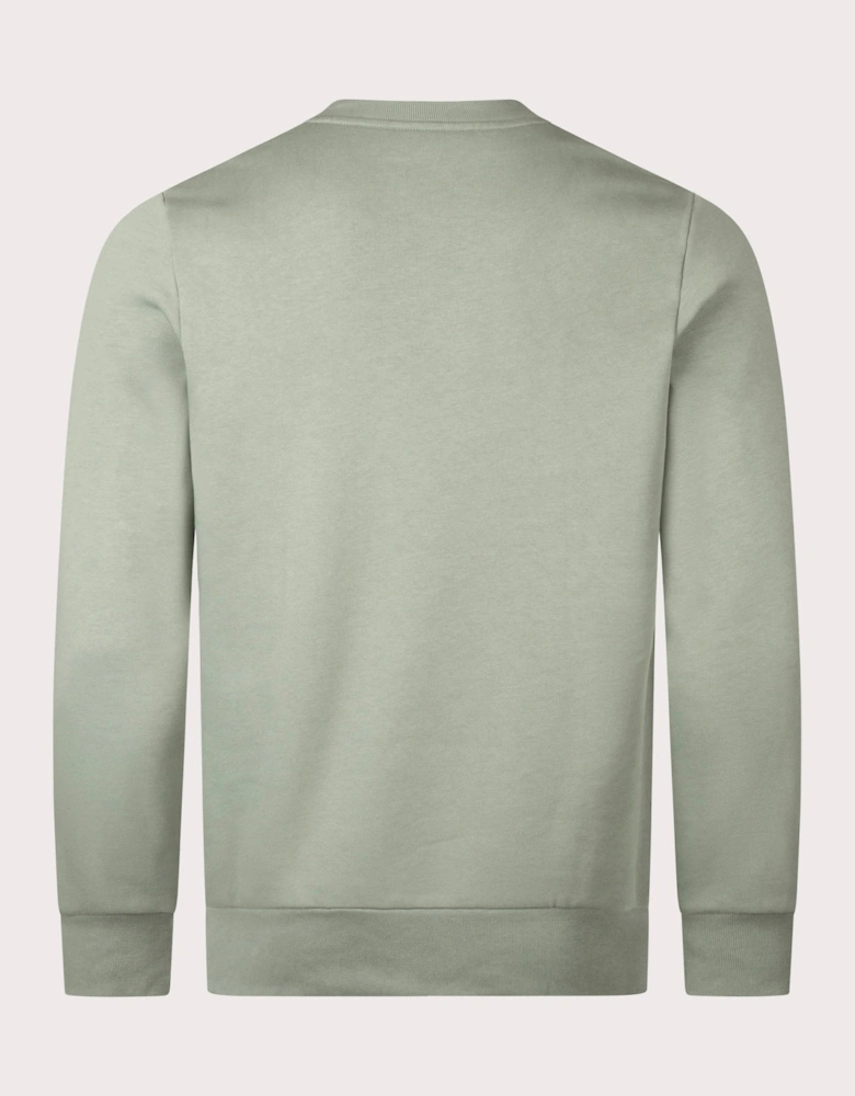 Relaxed Fit Brushed Cotton Sweatshirt