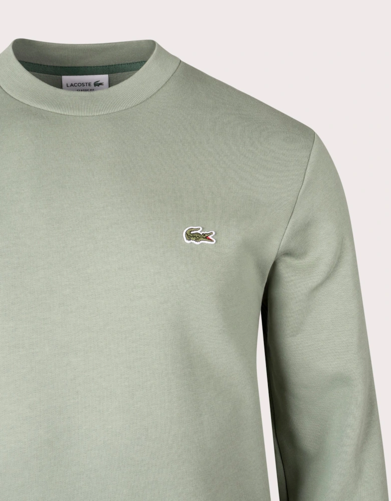 Relaxed Fit Brushed Cotton Sweatshirt