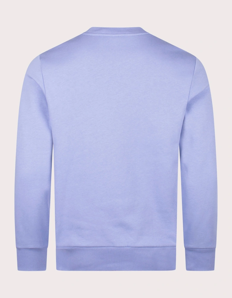 Relaxed Fit Brushed Cotton Sweatshirt