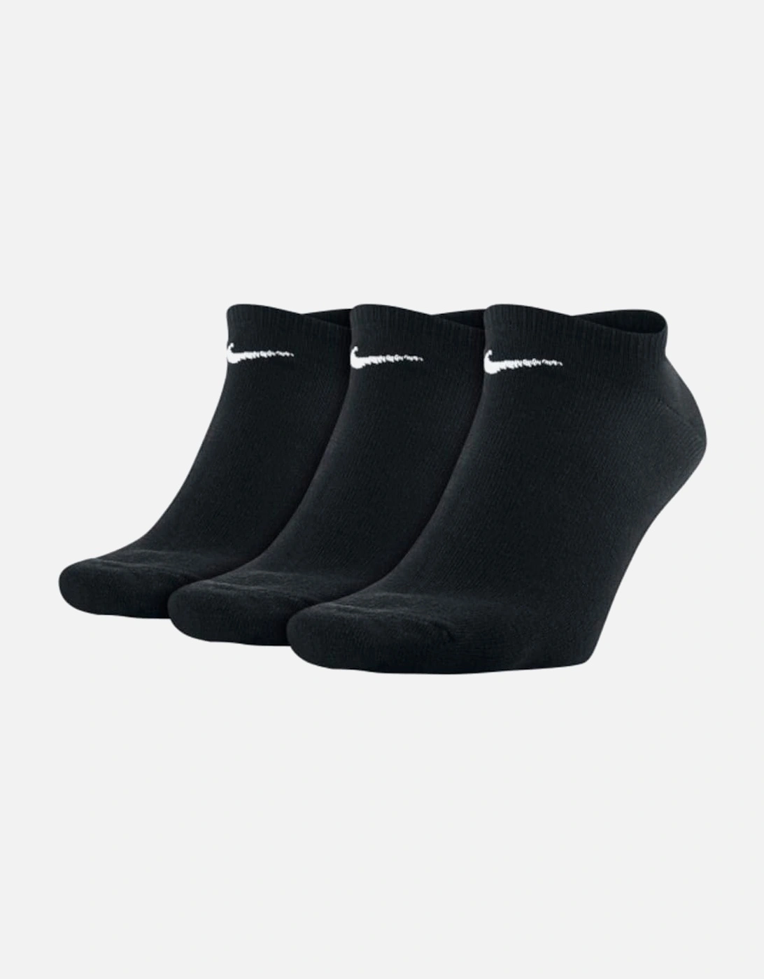 Lightweight No Show Socks Black, 3 of 2