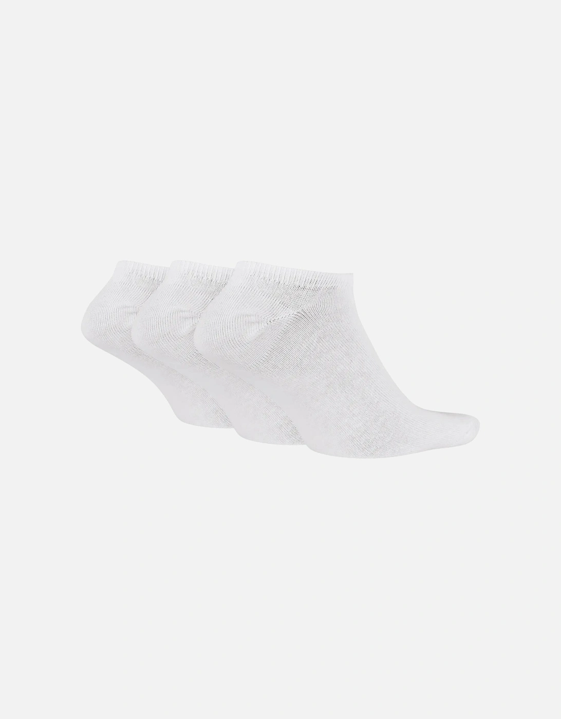 Lightweight No Show Socks White