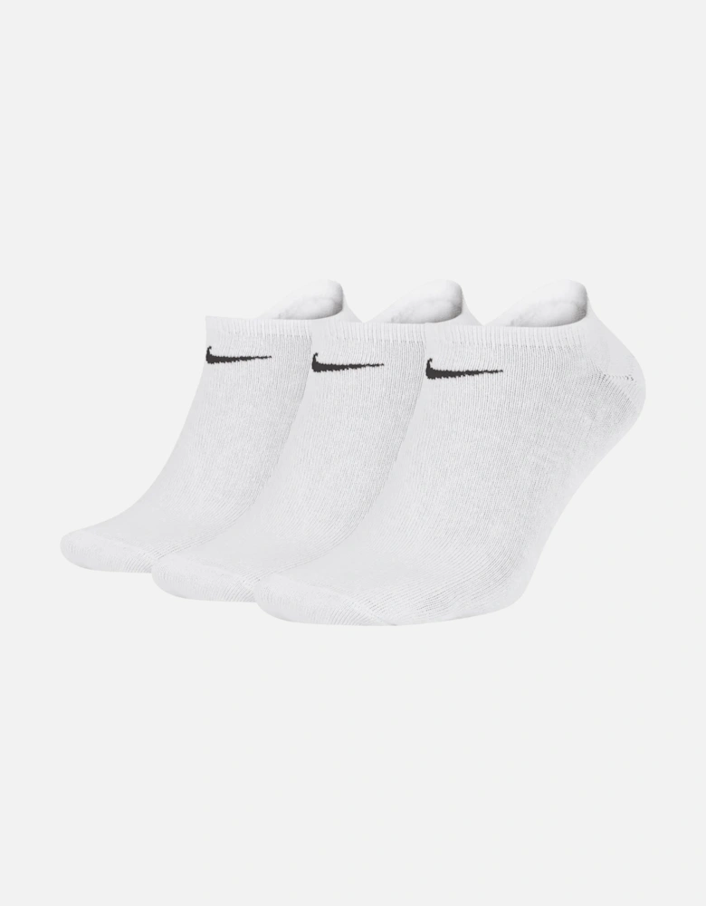 Lightweight No Show Socks White
