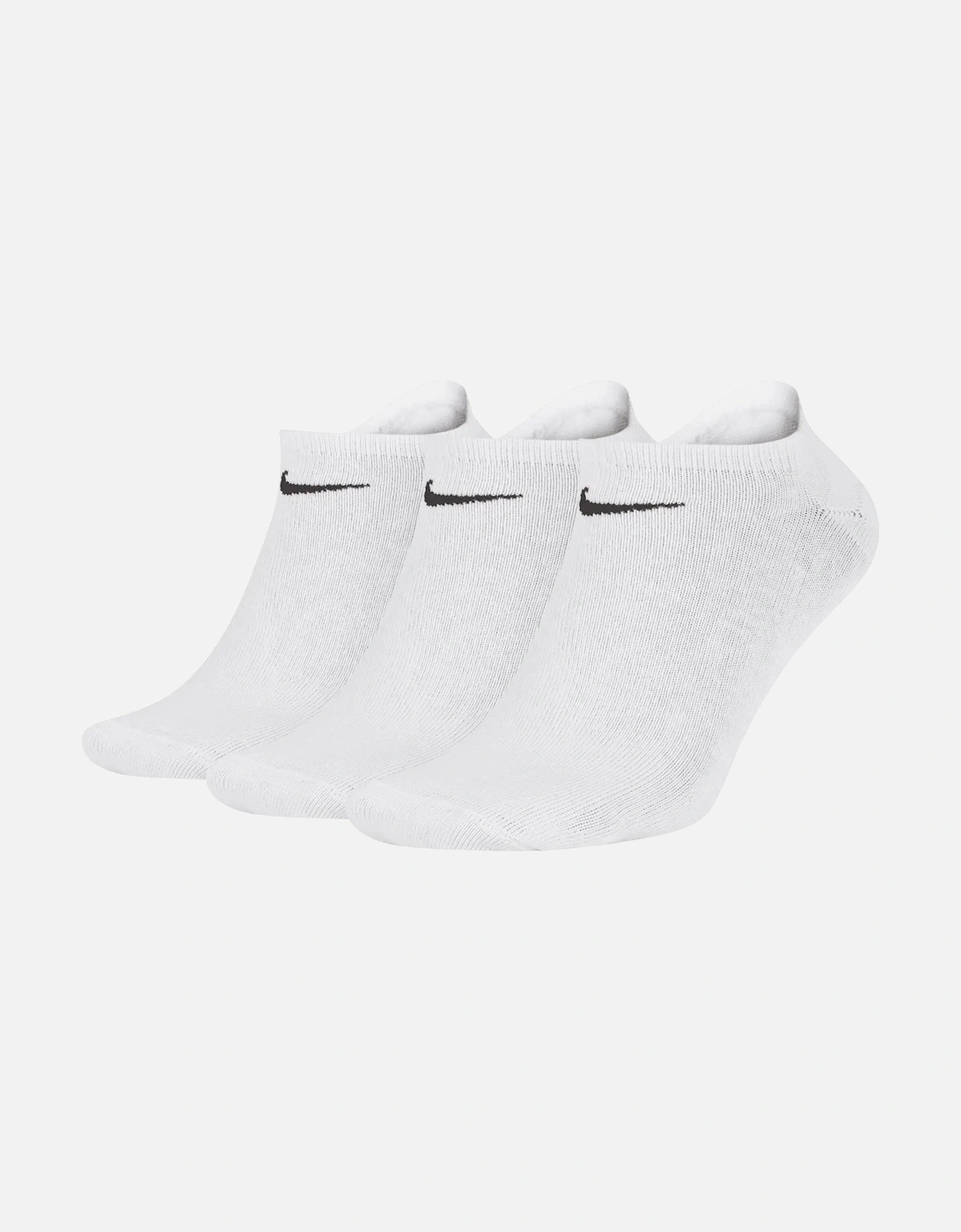 Lightweight No Show Socks White, 3 of 2