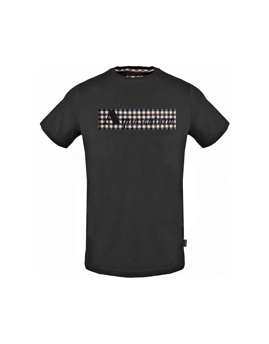 Check Box Logo Black T-Shirt, 3 of 2