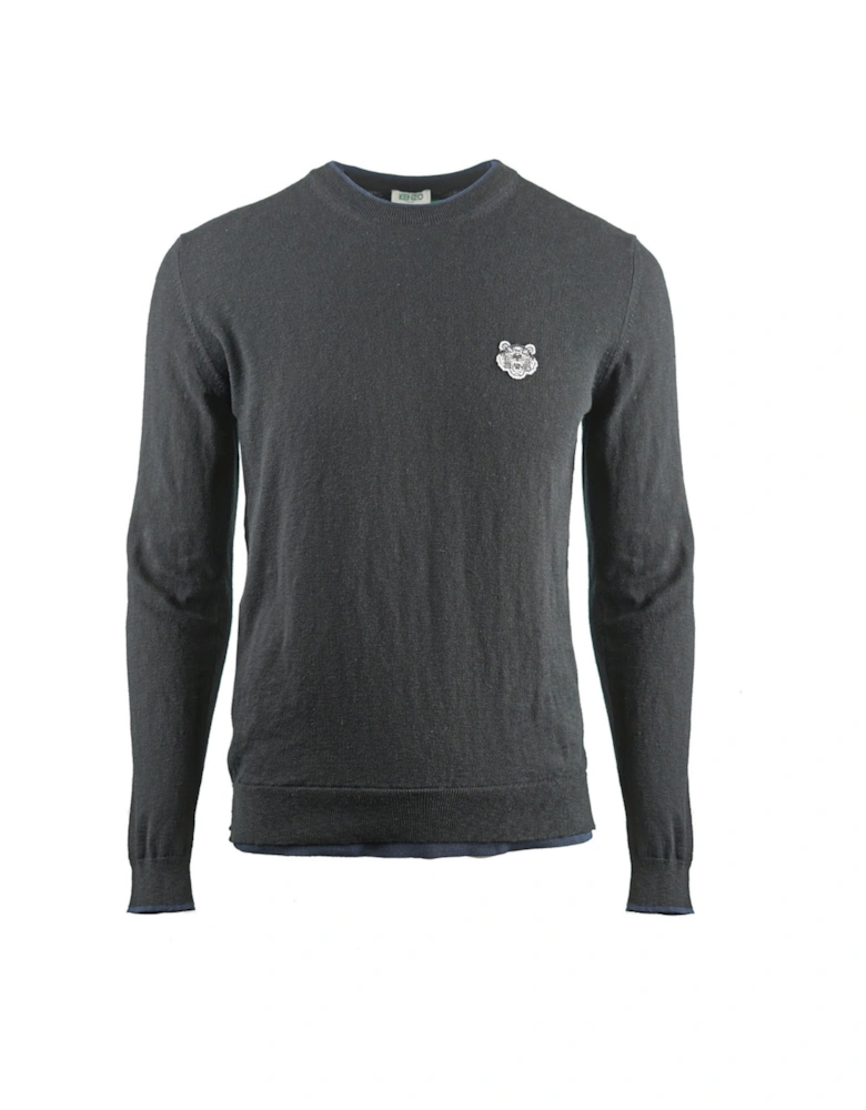 Plain Black Jumper