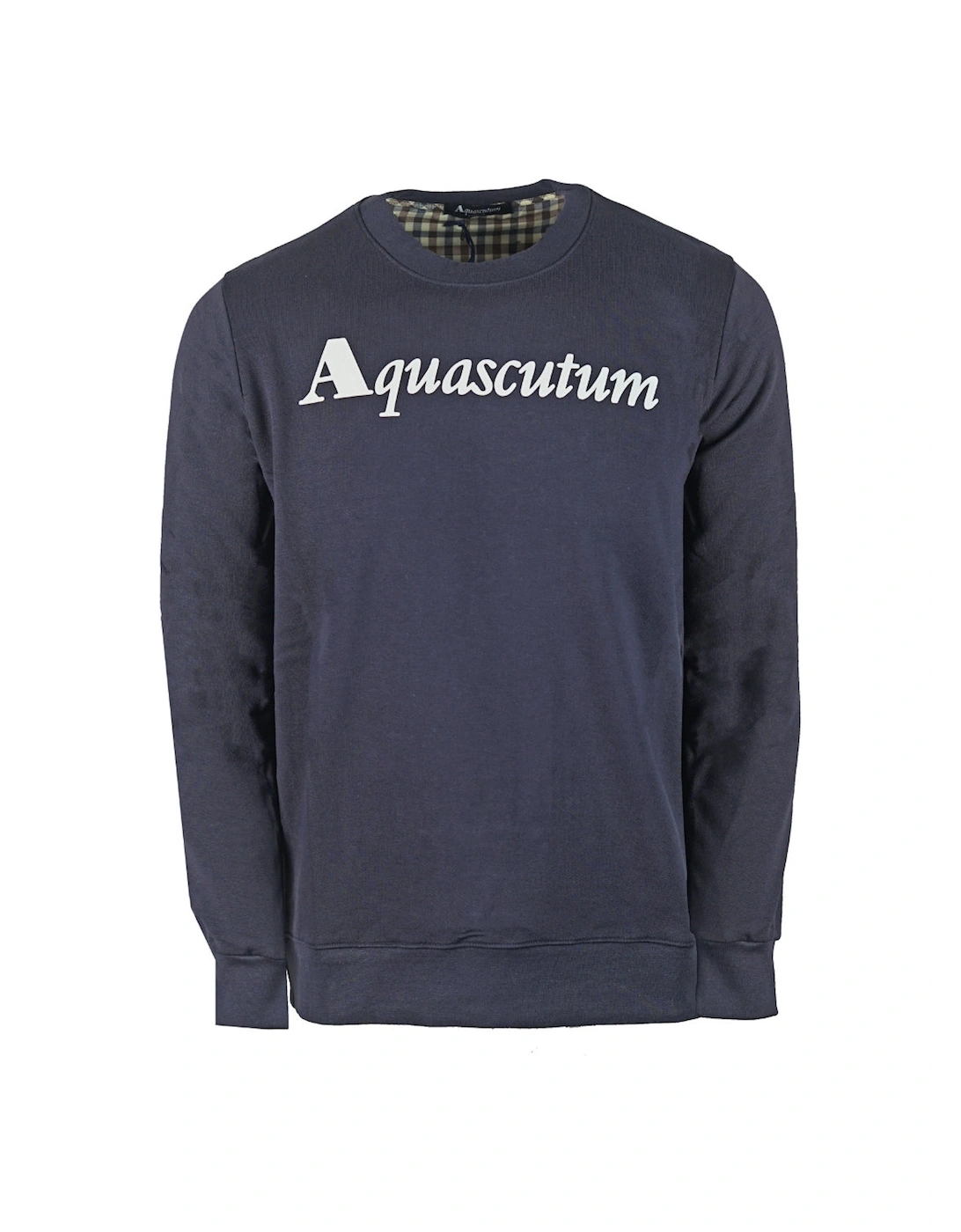 Box Logo Navy Sweatshirt, 3 of 2