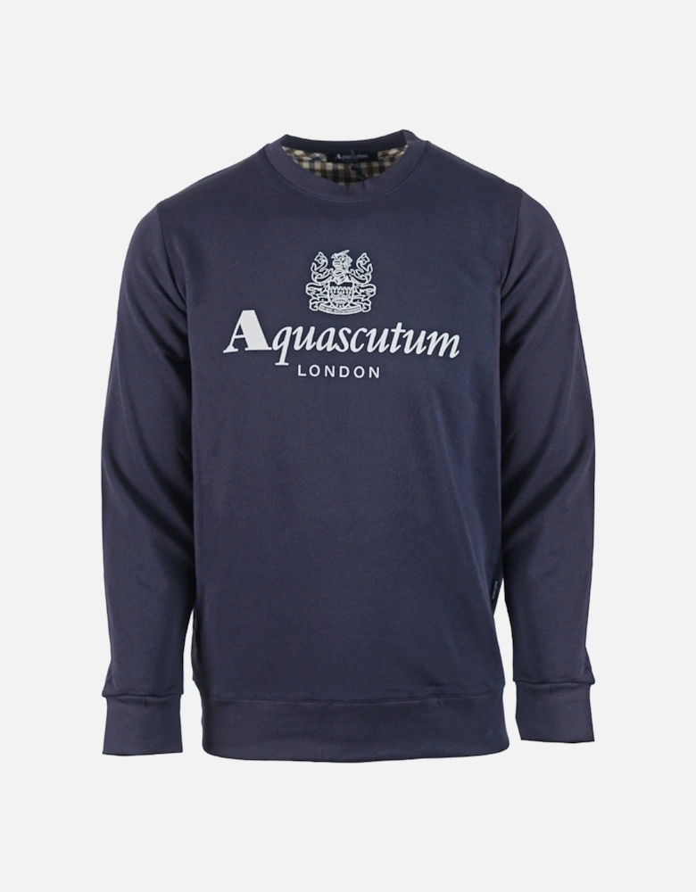 Waterfield Logo Navy Sweatshirt