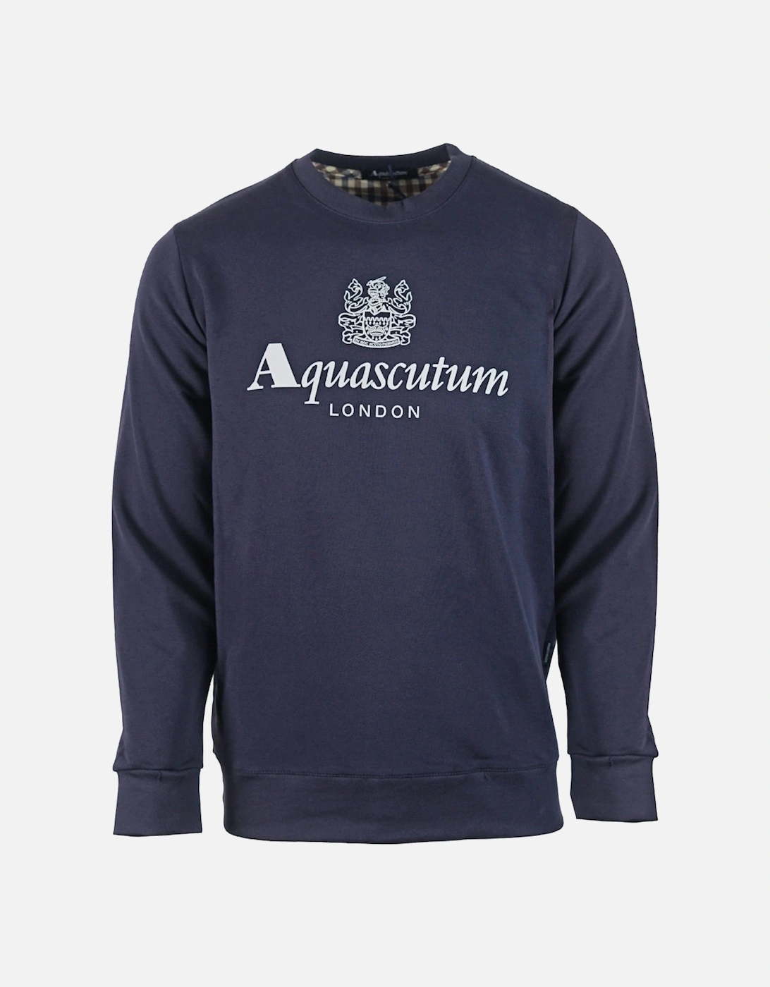 Waterfield Logo Navy Sweatshirt, 3 of 2