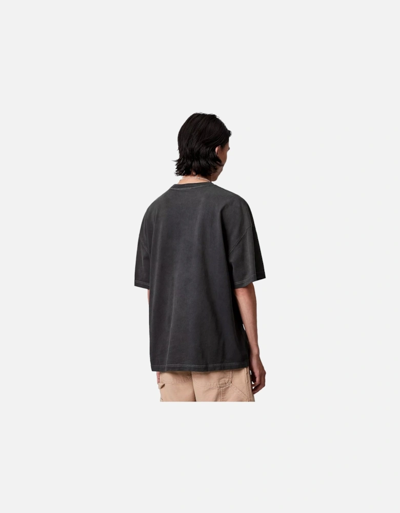 Hudson Pocket T-Shirt Black Chalk Wash