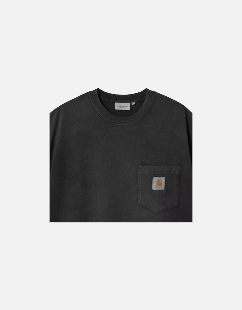 Hudson Pocket T-Shirt Black Chalk Wash