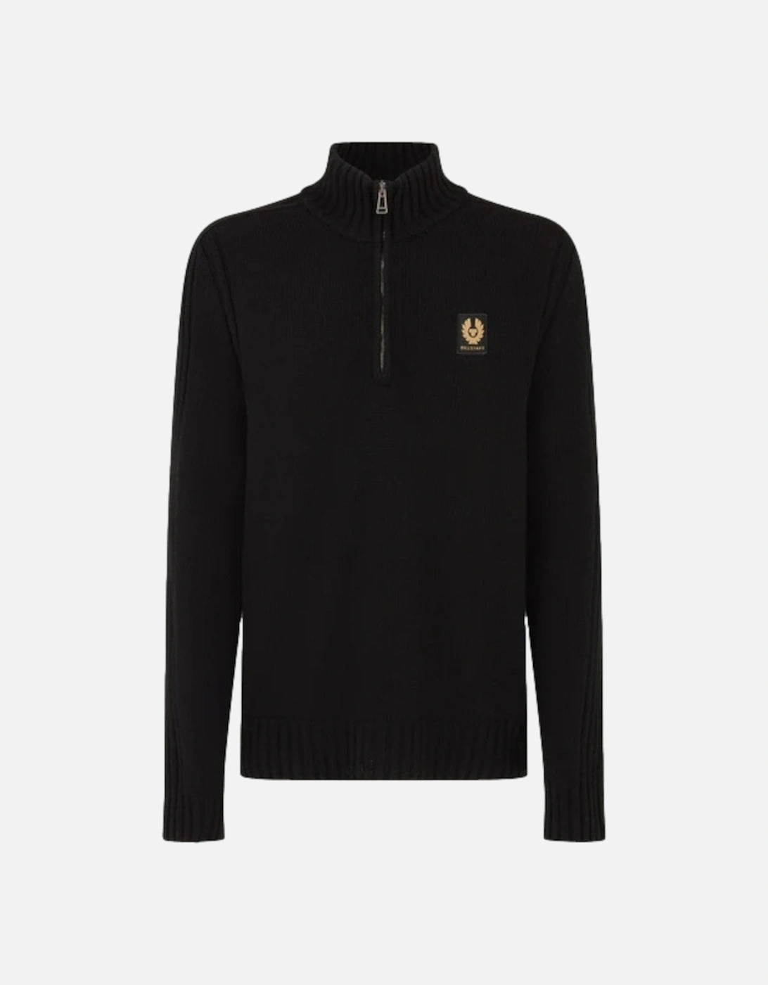 Watch Quarter Zip Jumper Black, 3 of 2