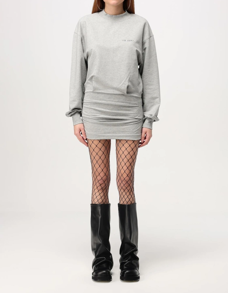 Mini Mock Neck Long Sleeve Dress