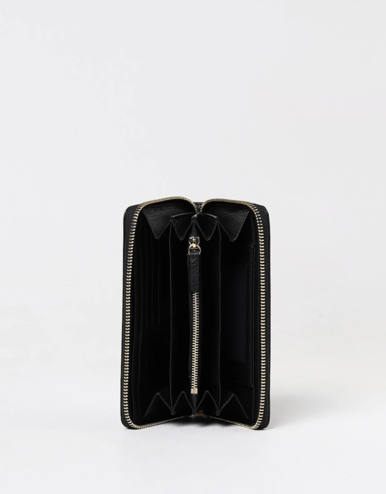 Zip Around Leather Wallet