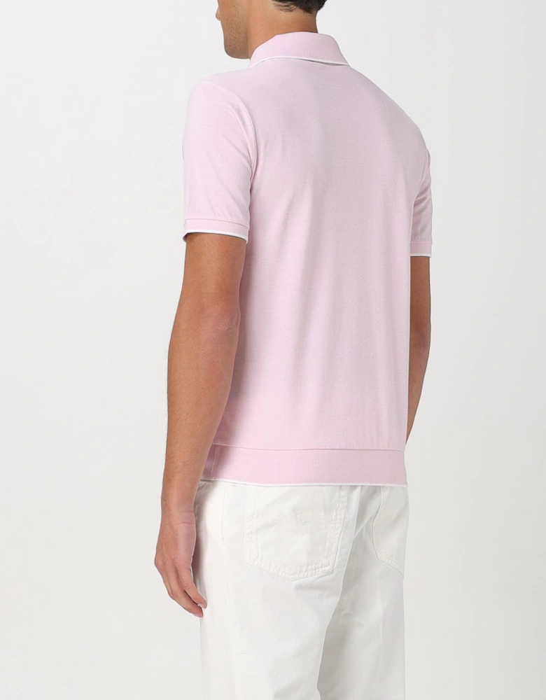 Custom Slim Fit Knit Polo Shirt
