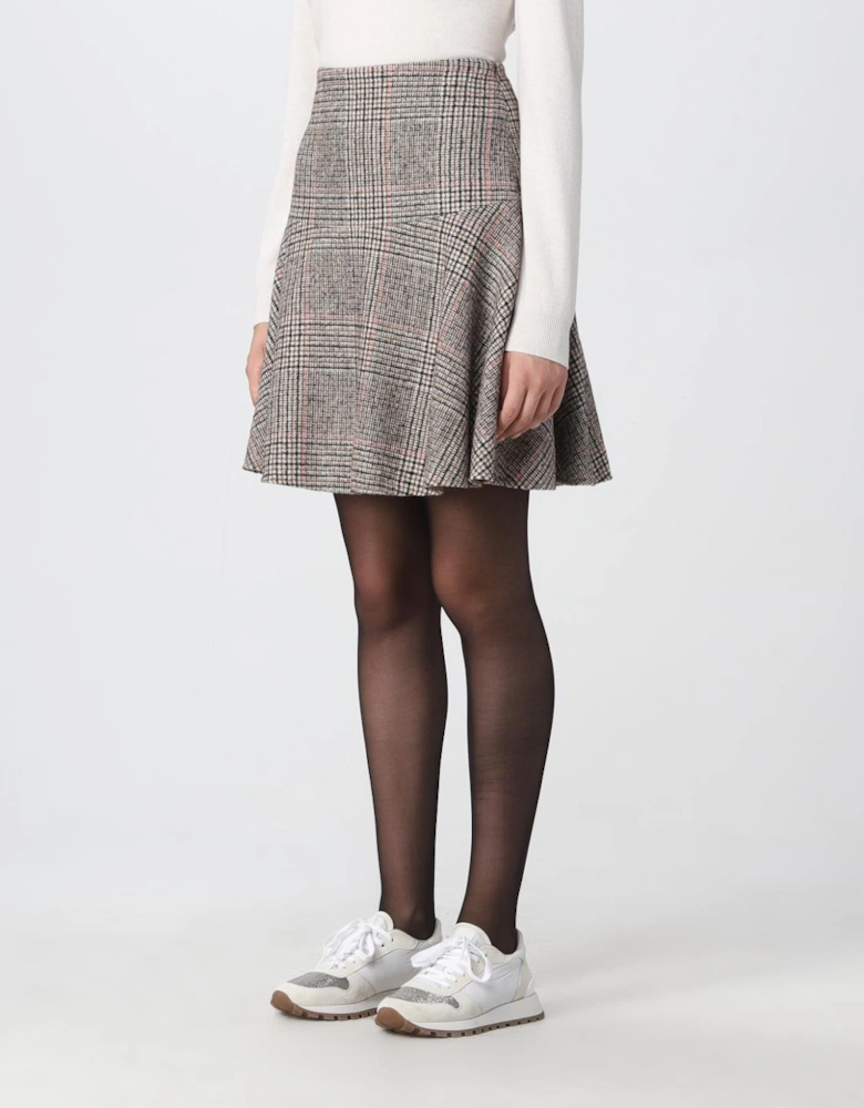 ALine Plaid Mini Skirt
