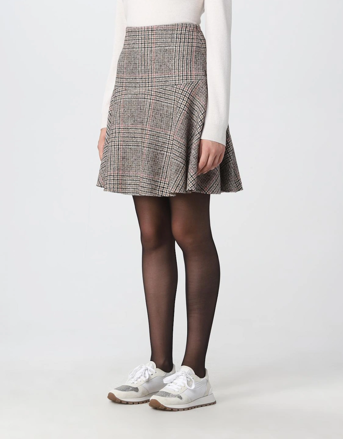 ALine Plaid Mini Skirt