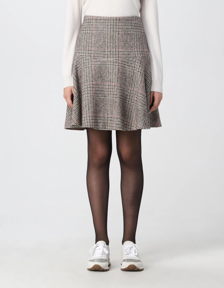 ALine Plaid Mini Skirt