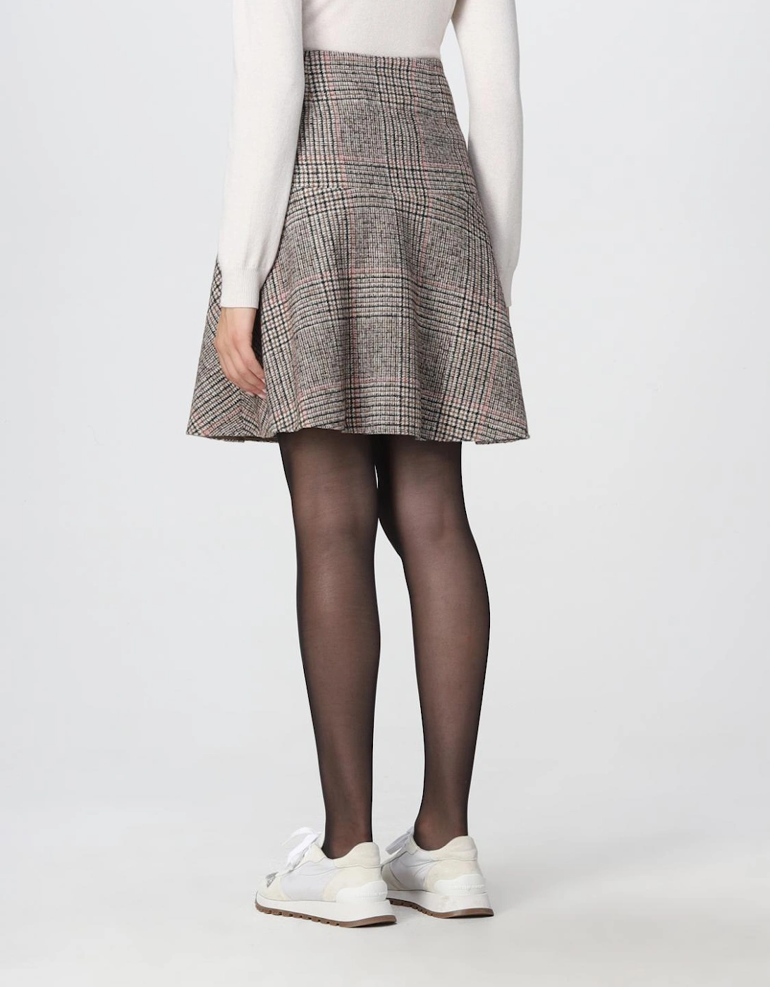 ALine Plaid Mini Skirt