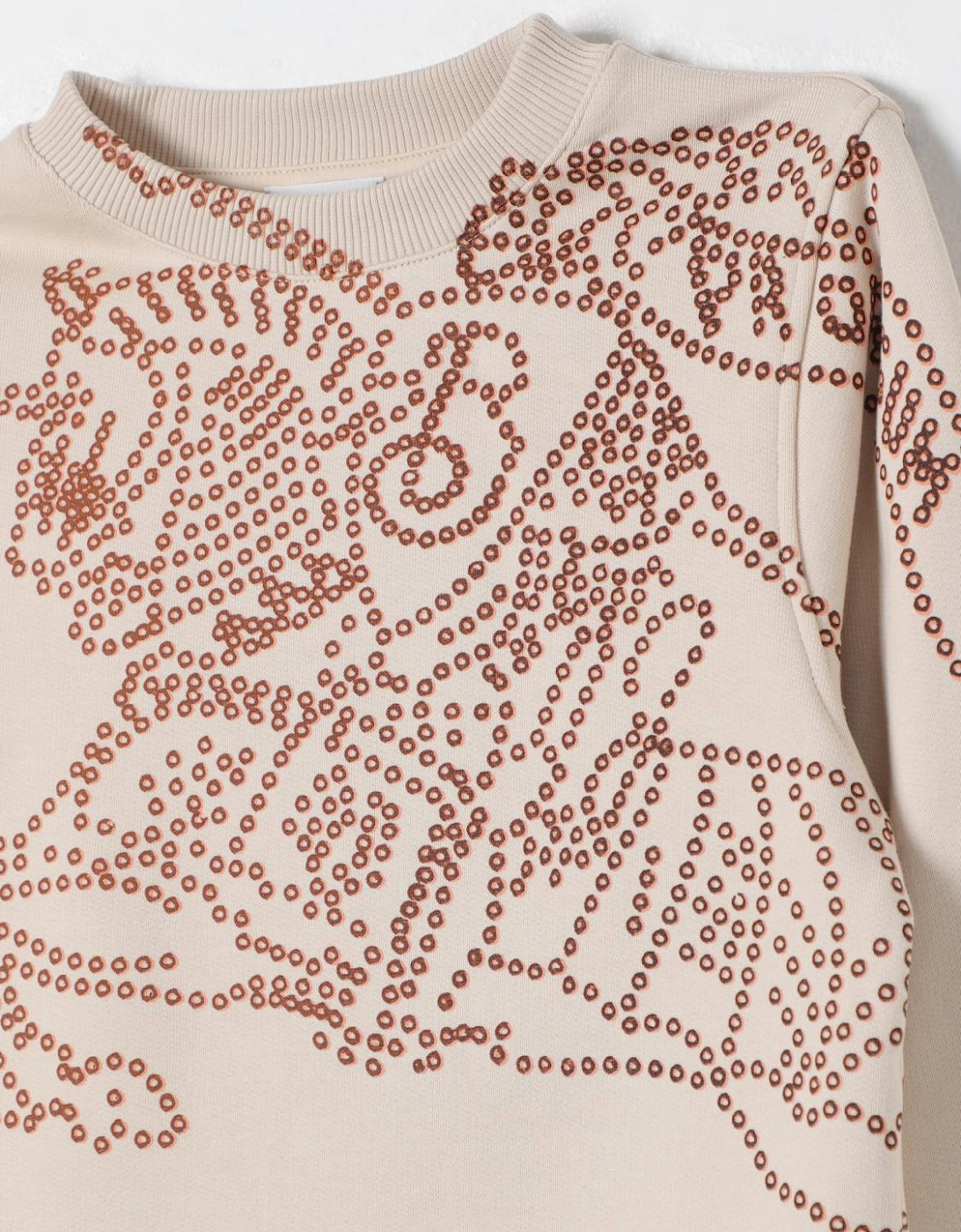Embellished Crew Neck Knit Sweater