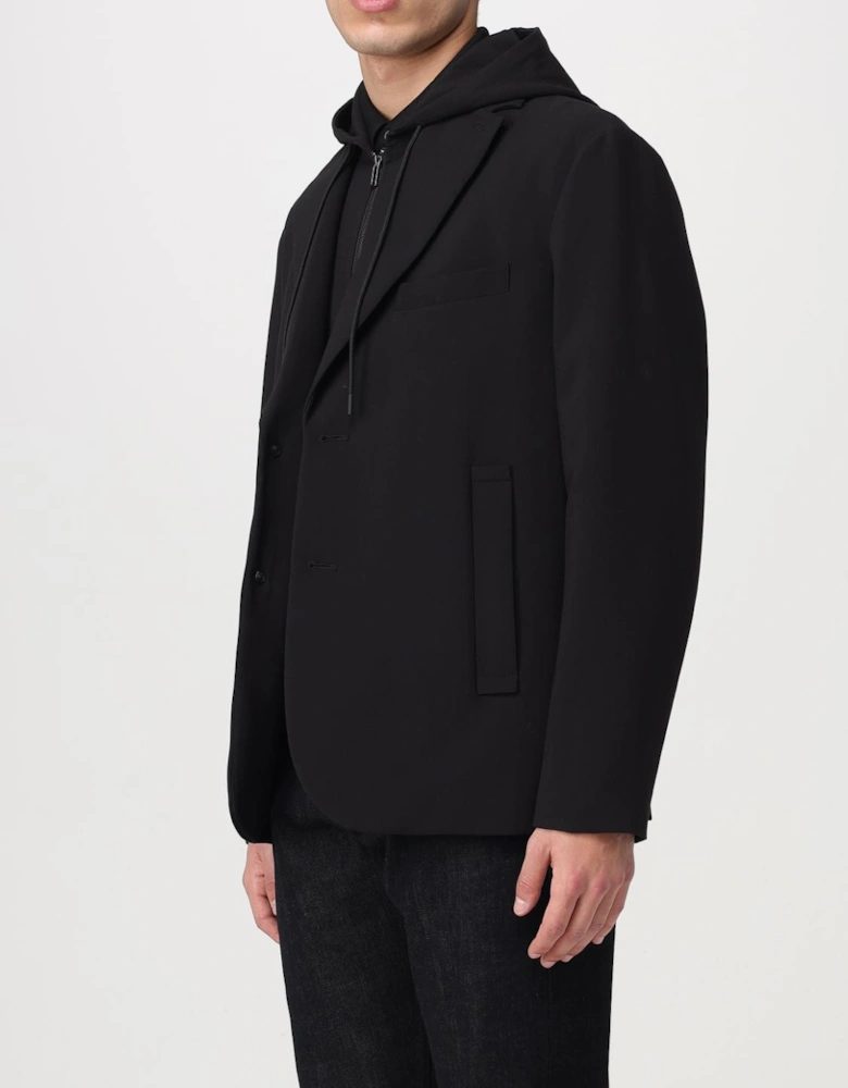 Hooded Blazer Jacket