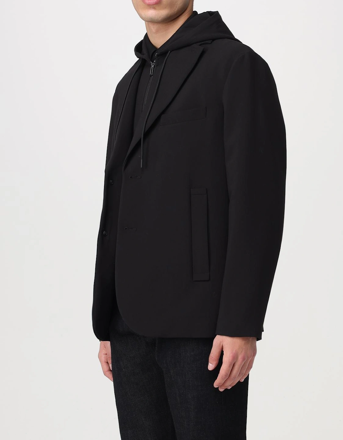 Hooded Blazer Jacket