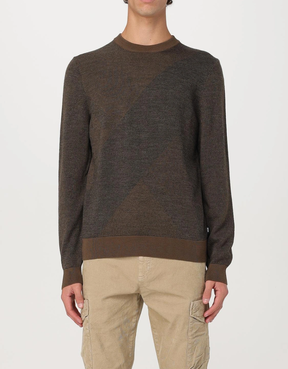 Ribbed Knit Pullover Sweater