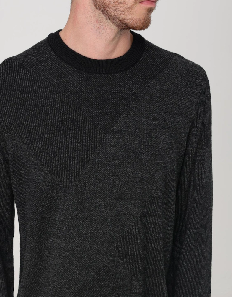 Ribbed Knit Pullover Sweater
