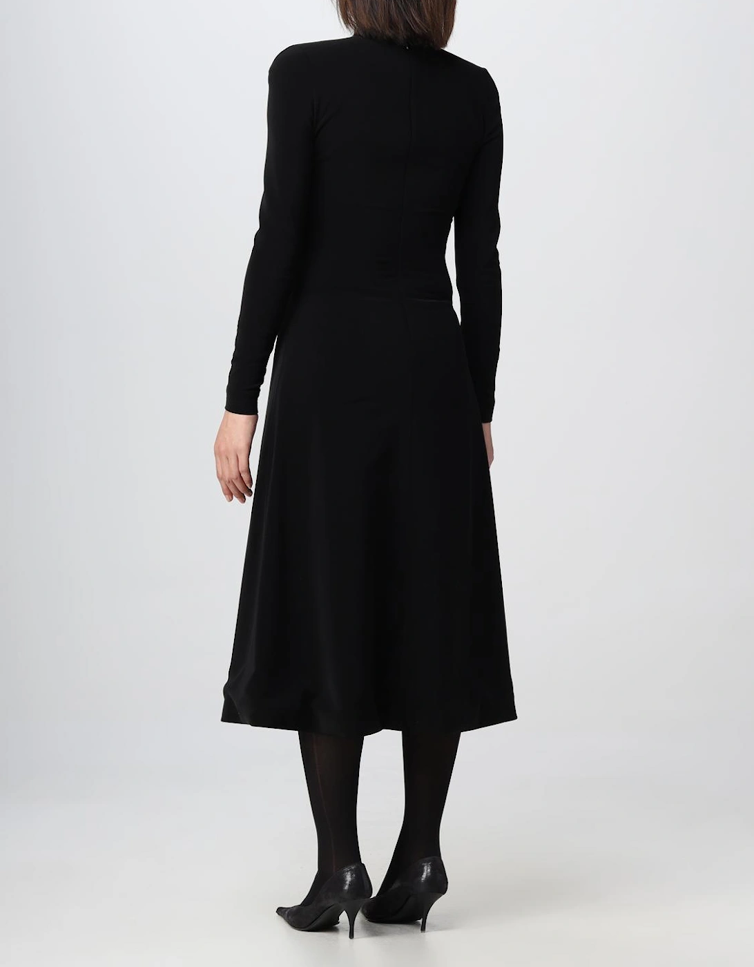 ALine Midi Dress Long Sleeves