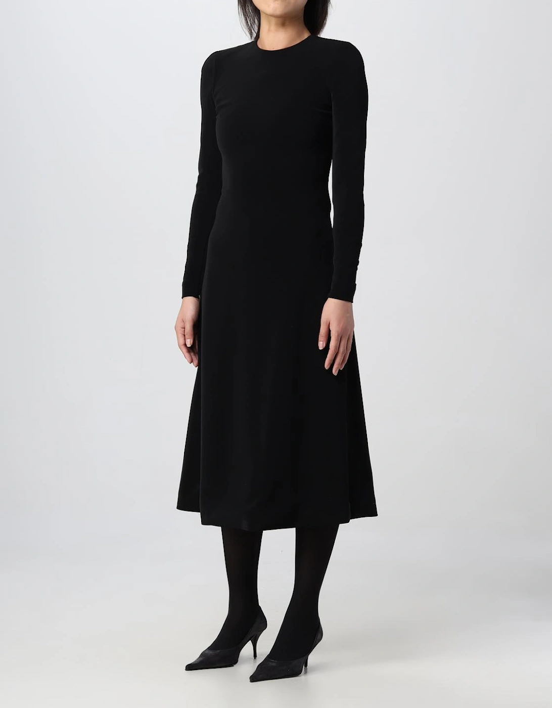 ALine Midi Dress Long Sleeves